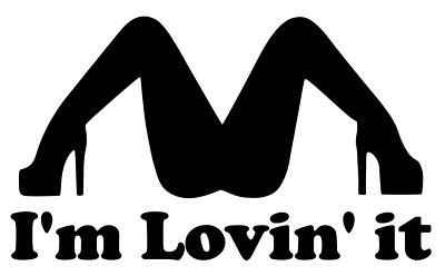 Im Lovin It Decal Im Loving It Jdm Funny Decal For Car Window