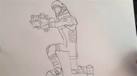Line Drawing Fortnite Characters Drawing