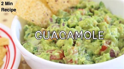 Guacamole Fresh Homemade Mexican Guacamole Recipe Youtube