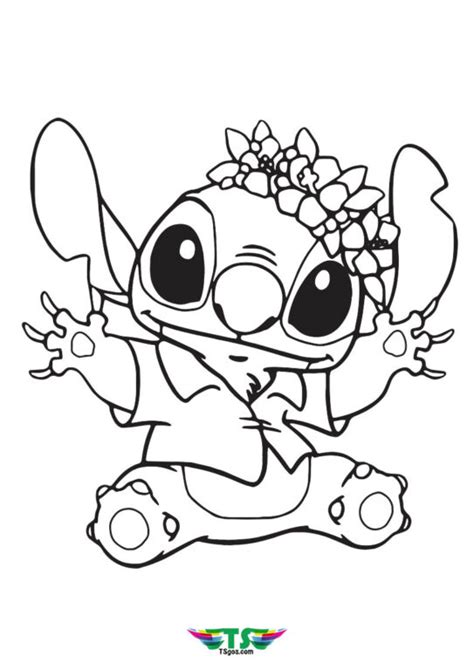 Lilo and stitch coloring page# 2446228 regarding lilo and stitch coloring book pages. Free Stitch and Lilo Angel Coloring Page For Kids - TSgos.com