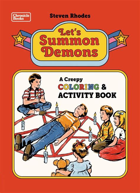 Lets Summon Demons A Creepy Coloring And Activity Book Microcosm