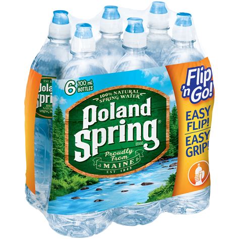 Poland Spring Natural Spring Water 237 Fl Oz 6 Count