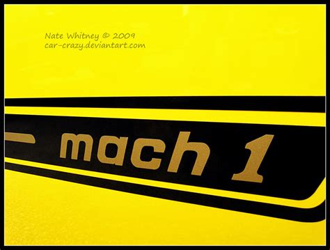 Mach 1 Badge By Car Crazy On Deviantart