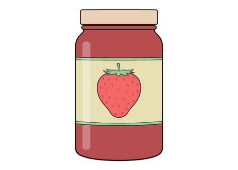 How To Draw A Jar Of Jam Step By Step Easylinedrawing