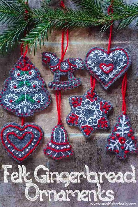 31 Diy Felt Christmas Ornaments Ak Pal Kitchen