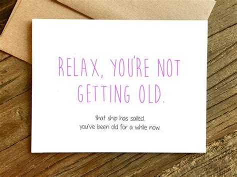 40th birthday quotes vary from funny to complimentary so you'll find one for your friend or family member and know they'll love what you send them! Funny Birthday Card - 40th Birthday Card - 30th Birthday ...
