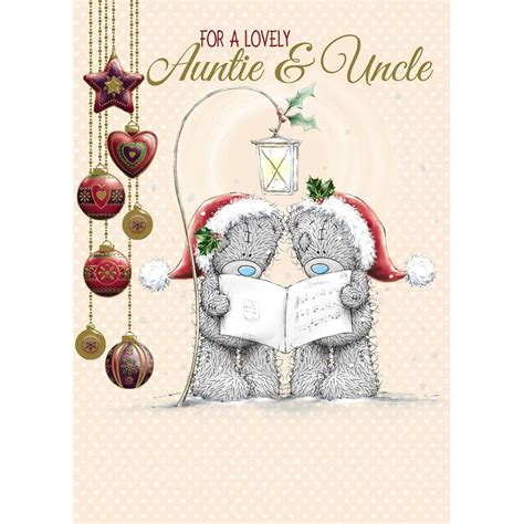 Auntie And Uncle Me To You Bear Christmas Card Tatty Teddy Christmas