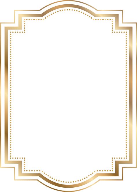 Gold Frame Png Clip Art Gold Frame Transparent Png Image Cliparts Free My XXX Hot Girl