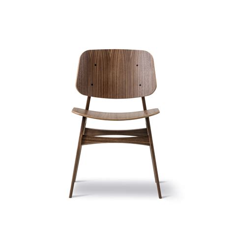 Fredericia Furniture Søborg Wood Dining Table Chair Walnut