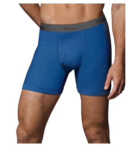 Hanes Men S Tagless Ultimate Fashion Boxer Briefs With Comfort Flex Waistband 5 Pack