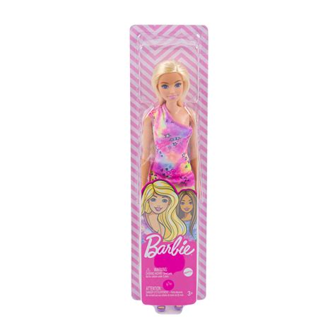 Wholesale Barbie Tie Dye Dress Doll Multicolor
