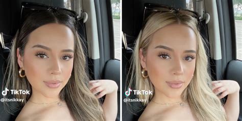 How To Get The Blonde Hair Filter For Tiktok Indy100
