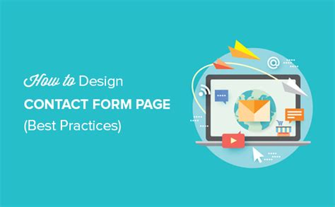 12 Best Practices For Contact Form Page Design With Examples Page