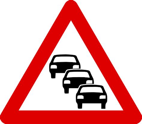 Car Heavy Traffic Sign Traffic Icon Png Transparent Background Free