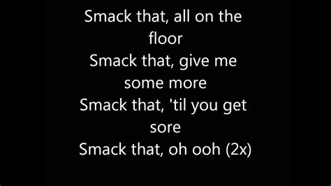 Akon Smack That Ft Eminem Lyrics Hq Youtube