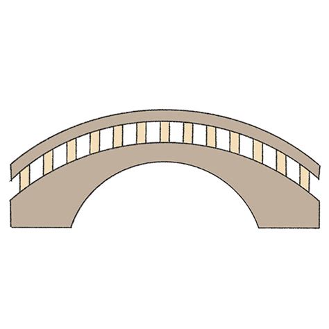 How To Draw A Bridge Easy Drawing Tutorial For Kids