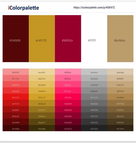 50 Latest Color Schemes With Burgundy Color Tone Combinations 2023