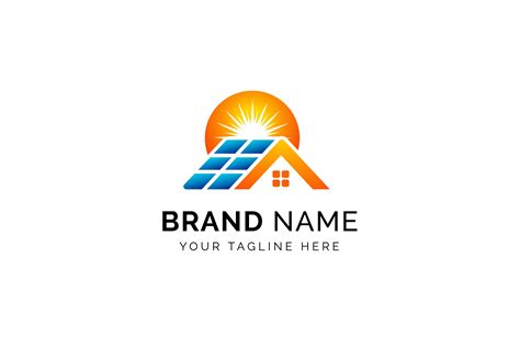 Home Solar Energy Logo Branding And Logo Templates Creative Market
