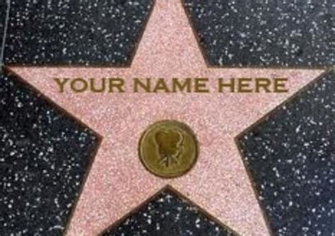 Put Your Name On A Hollywood Star By Adman