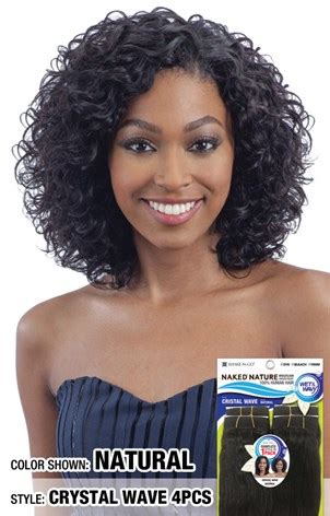 NAKED NATURE Brazilian Virgin Remy Human Hair Nature Wet Wavy Crystal Wave Weave