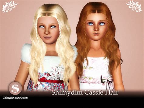 The Sims Resource Cassie Hairstyle Child