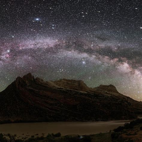 Lightscape Night Sky Canyonlands National Park Us