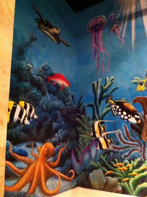 Underwater Mural Hidden Hills Ocean Mural Sea Murals Mural