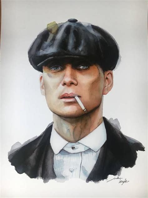 Peaky Blinders Thomas Shelby High Quality Giclee Print A3 A4 Limited Edition Signed And Numbered