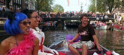 events on the amsterdam canals kingsday gay pride and more