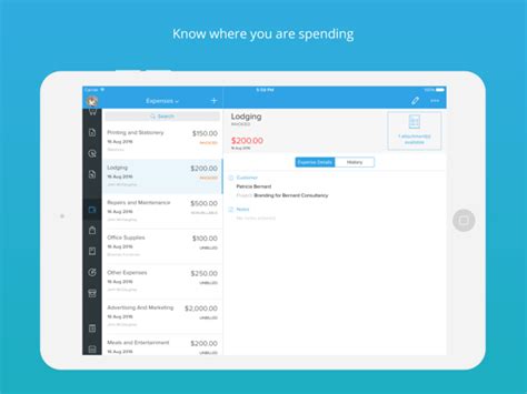 Accounting App Zoho Books Screenshot