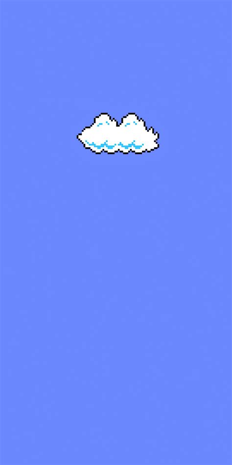1080x2160 Super Mario Clouds Minimal Art 4k One Plus 5thonor 7xhonor