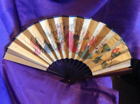 Vintage Japanese Silk Fan Hand Fan Mount Fuji Katsushika Etsy Canada