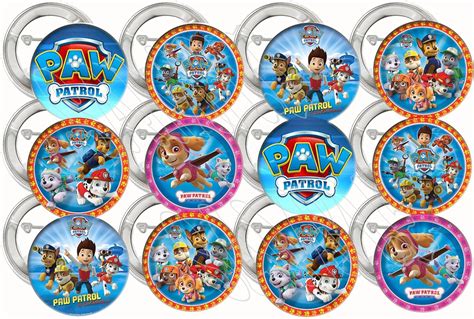 Paw Patrol 225 Round Themed Decoration Collectible Metal