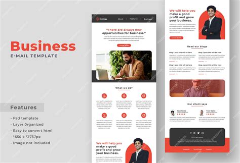 Premium Psd Business Or Creative Agency Email Newsletter Template