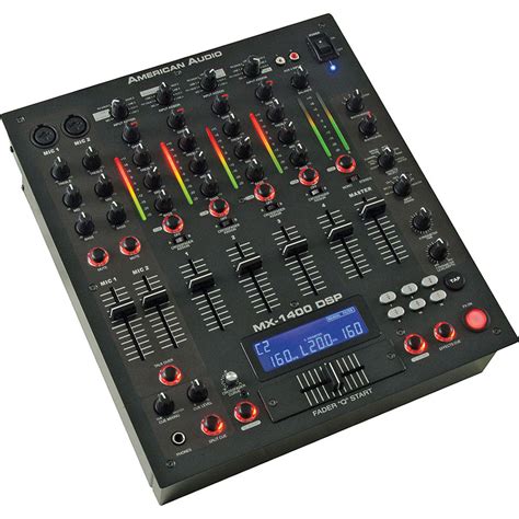 American Audio Mx 1400 Dsp Pro 4 Channel Dj Mixer Mx 1400 Dsp
