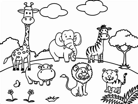 Zoo Coloring Pages Coloringbay