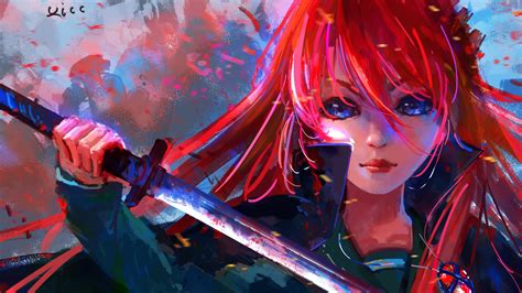 20 Red Anime Girl Wallpaper 4k Anime Top Wallpaper
