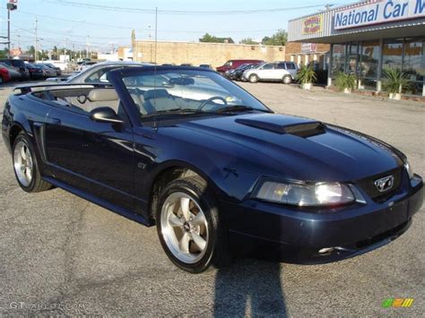 2001 True Blue Metallic Ford Mustang Gt Convertible 33744974