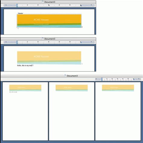 Word Document Header Templates Inside Banner Template Word 2010