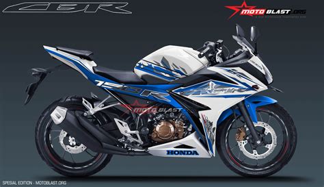 Modifikasi Motor Terbaru New Cbr150r White Sporty Motoblast