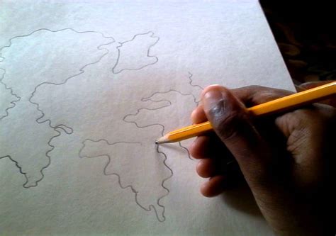 How To Draw The Continents Youtube