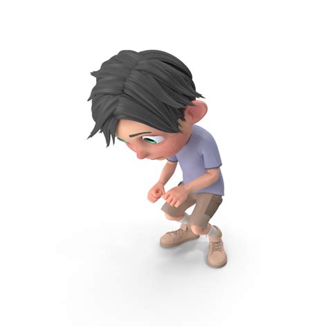 Cartoon Boy Jack Crouching Png Images And Psds For Download Pixelsquid