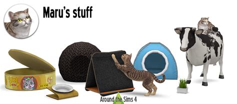 Sims 4 Ccs The Best Around The Sims 4 Marus Stuff For Cats