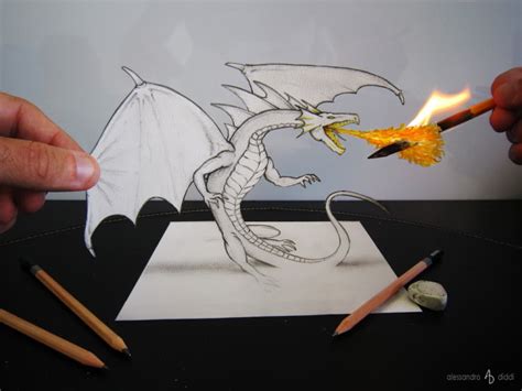 New 3d Illusion Pencil Drawings By Alessandro Diddi
