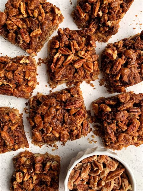 The Best Ever Healthy Pecan Pie Bars Paleo Vegan Rachlmansfield