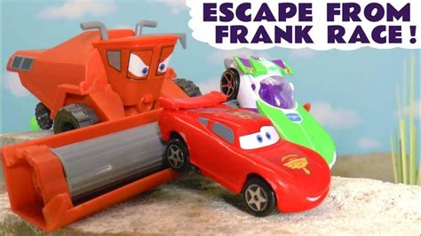 Cars Escape From Frank Race With Mcqueen And Hot Wheels Disney Toy
