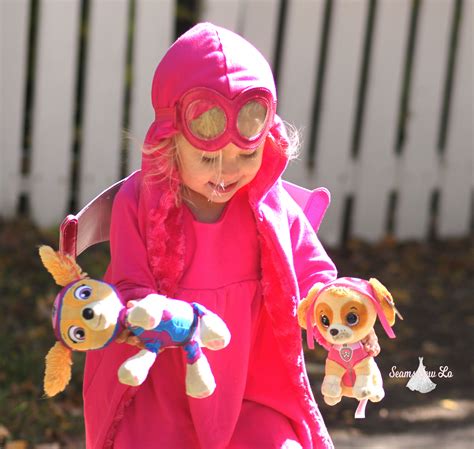 Skye Halloween Costume Paw Patrol Pink Dog Diy