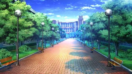 Anime scenery gif anime scenery purple discover share gifs. WalkWay - Other & Anime Background Wallpapers on Desktop ...