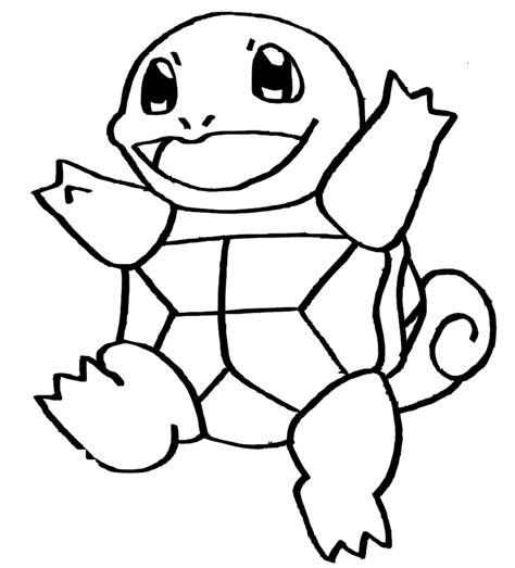 Squirtle Coloring Pages Coloring Home