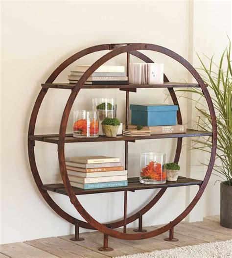 Circular storage unit that will accentuate your home or office. Circular standing shelves | Reol